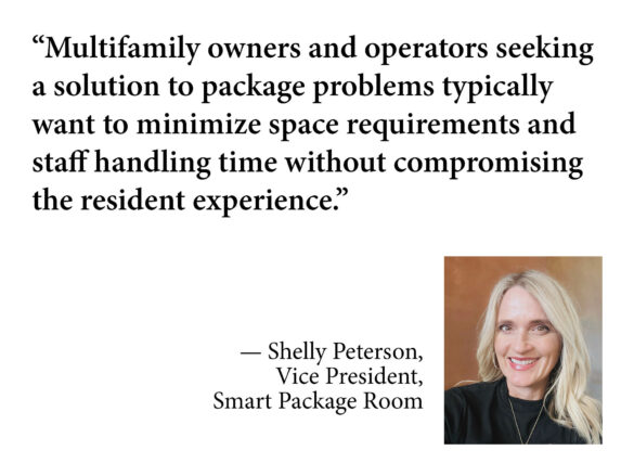 Shelly Peterson Smart Room Package management Multifamily quote