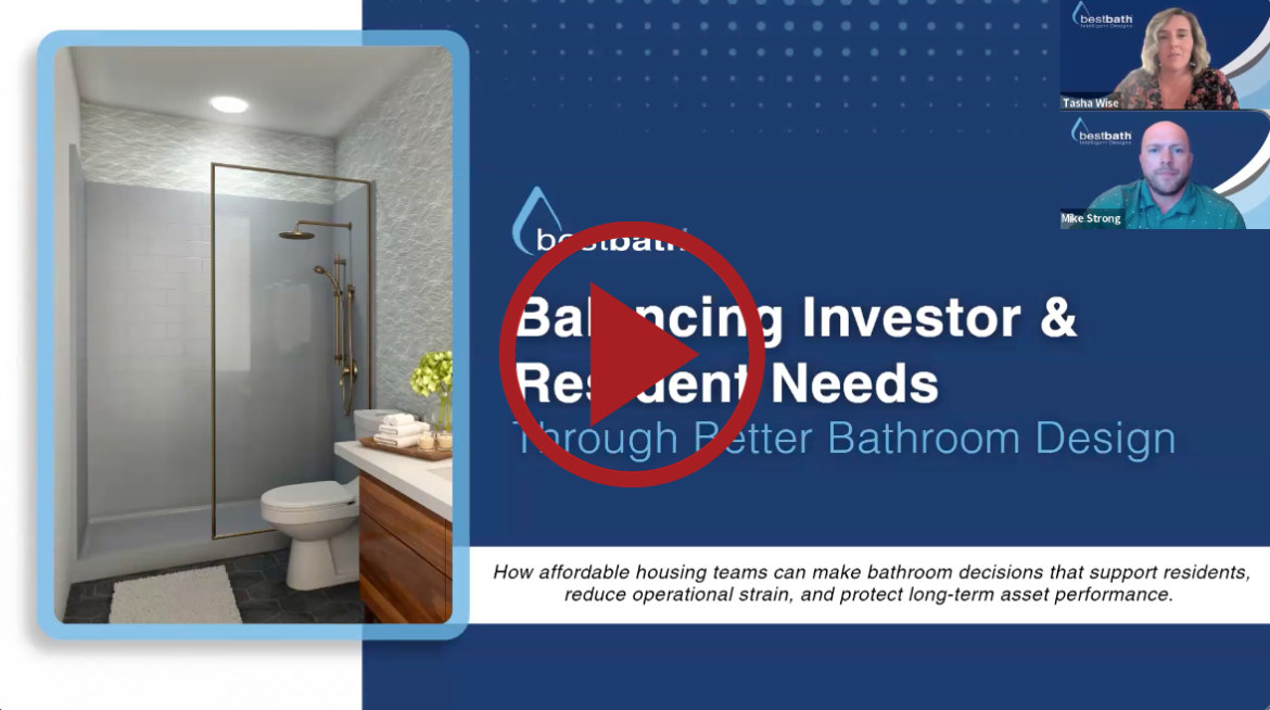 Bestbath affordable housing bathroom panel
